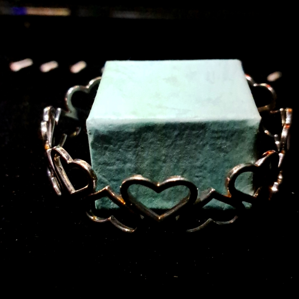 925 heart bracelet